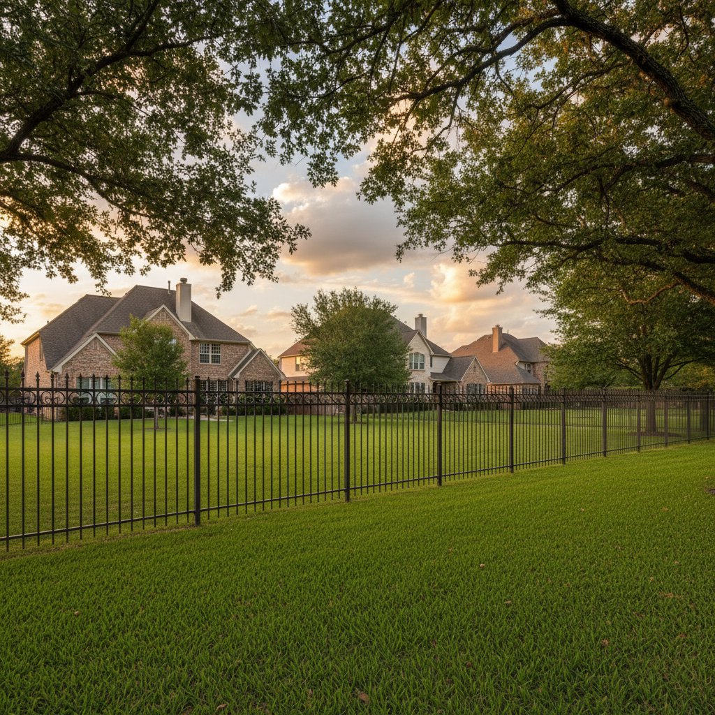 Metal Fence in Fulshear, TX - Image 2