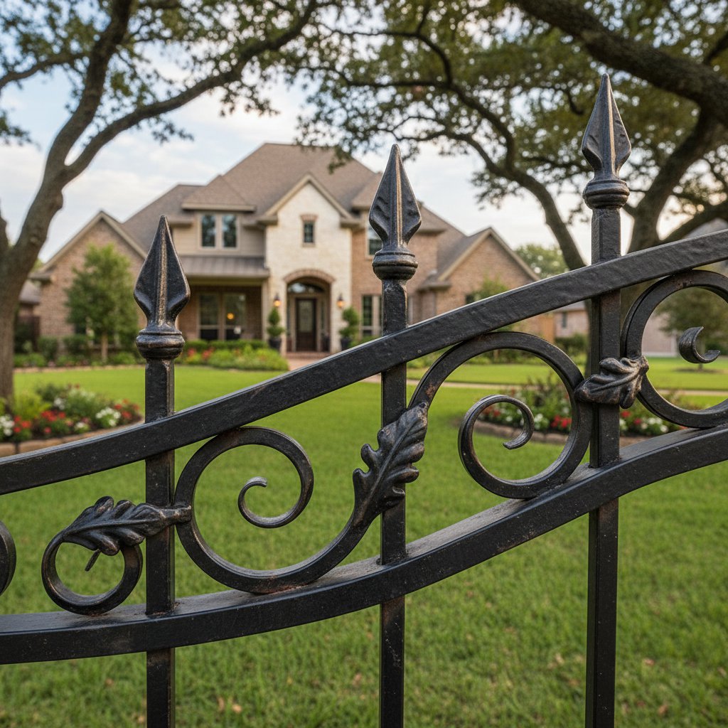 Metal Fence in Fulshear, TX - Image 3