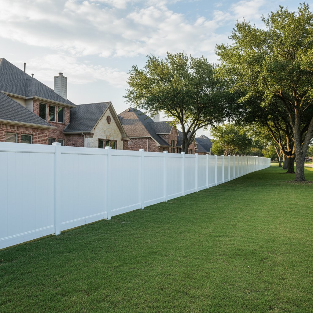 Vinyl Fence Installation in Fulshear, TX