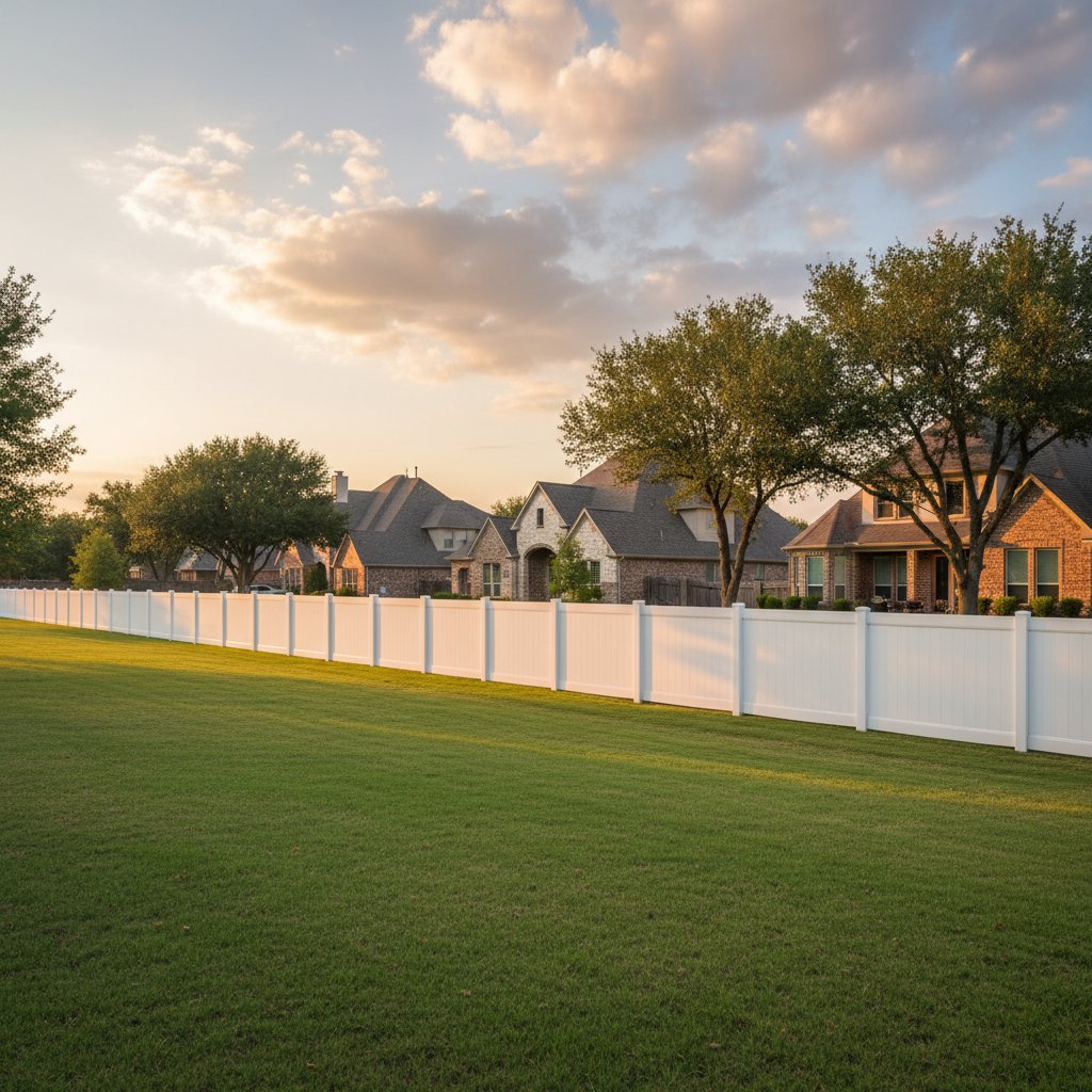 Vinyl Fence in Fulshear, TX - Image 2